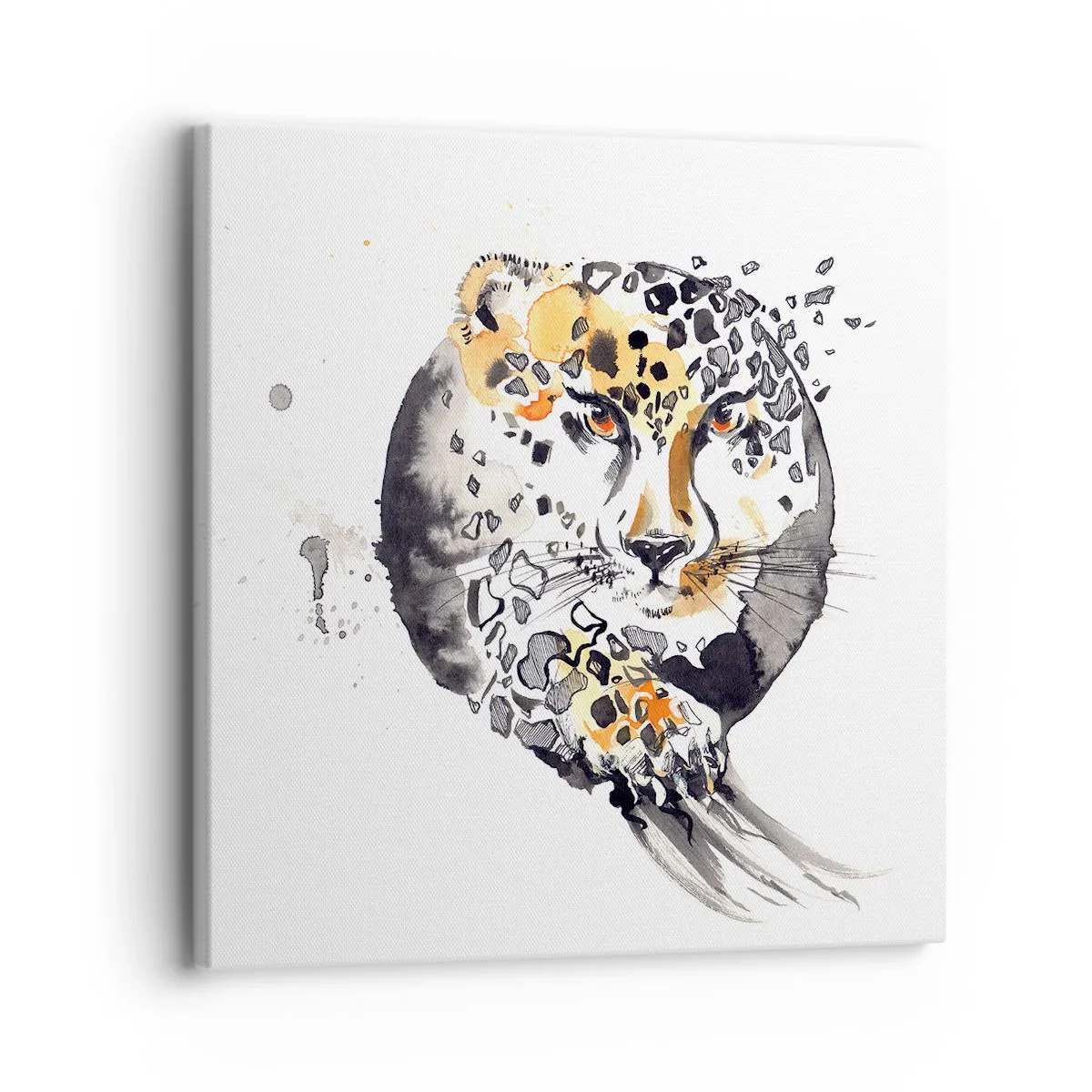 Lærredstryk - Billede på lærred - Rovdyrisk skønhed - 30x30 cm