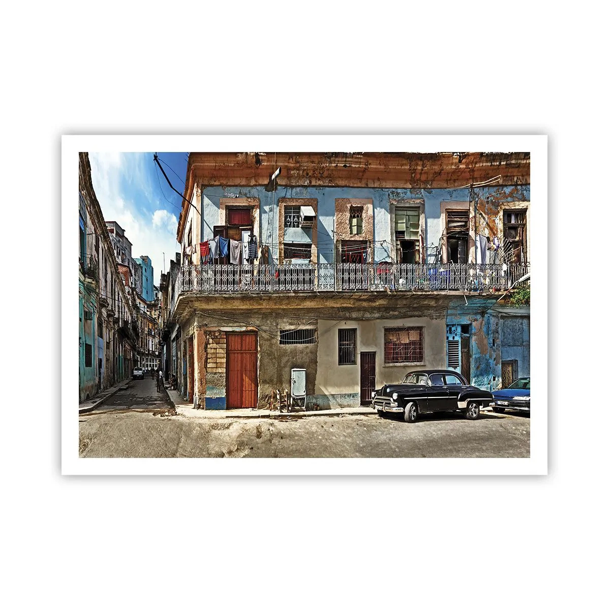 Plakat - Havana stemning - 100x70 cm