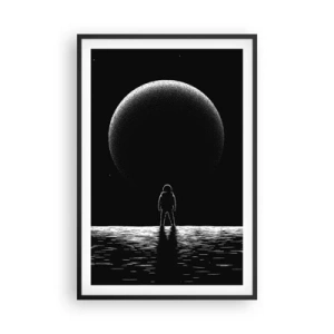 Plakat i sort ramme - Ansigt til ansigt - 61x91 cm