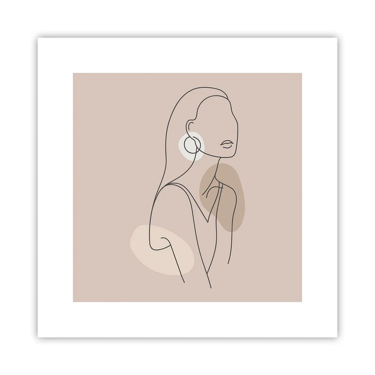 Plakat - Et ikon for pigelivet - 30x30 cm