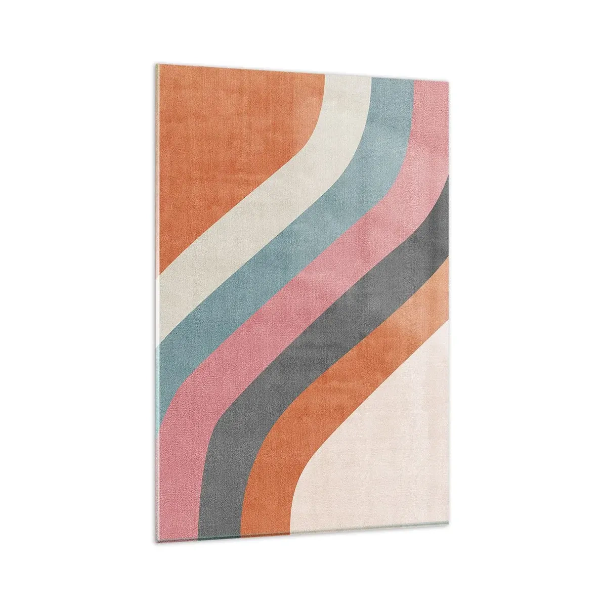 Billede på glas - Diagonal komposition - bevægelse - 80x120 cm