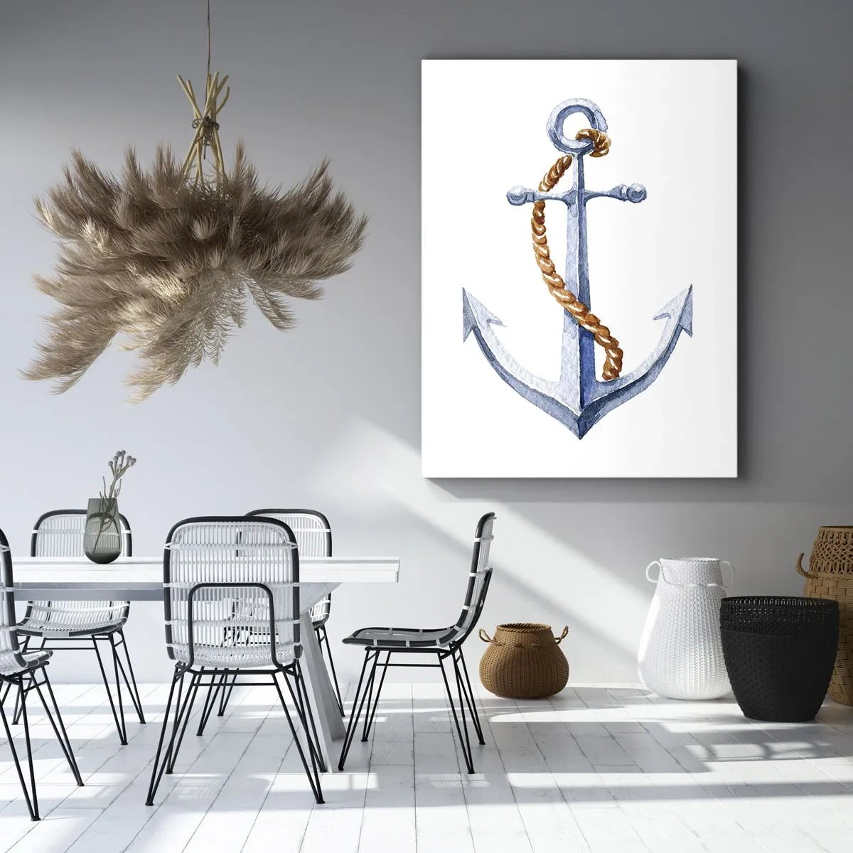 Lærredstryk - Billede på lærred - Ahoj eventyr! - 80x120 cm