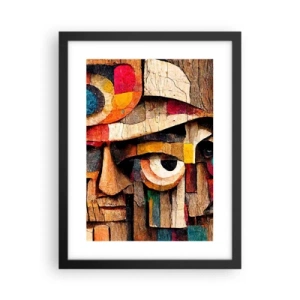 Plakat i sort ramme - Jeg kan se dig... - 30x40 cm