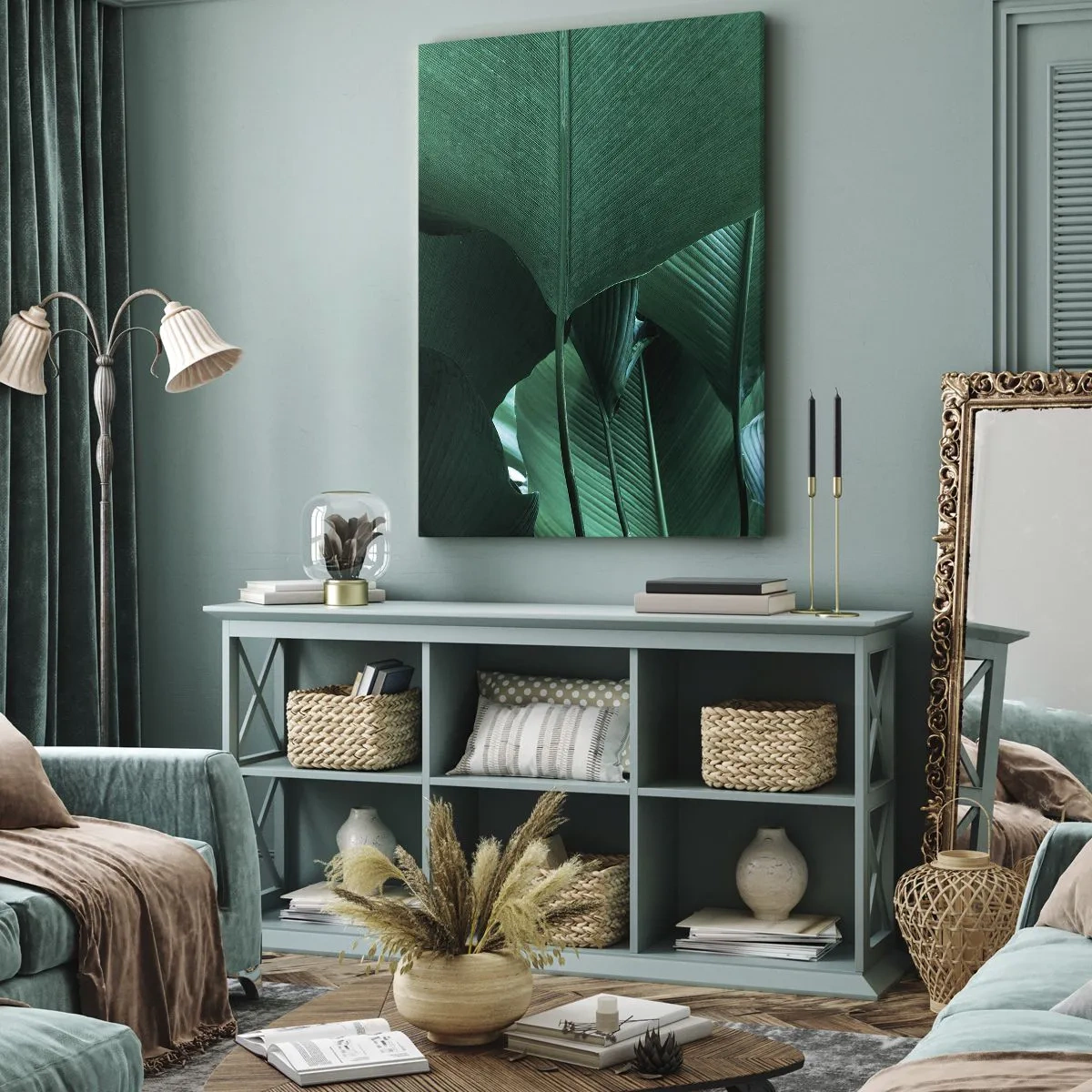 Lærredstryk - Billede på lærred - Mod lyset - 55x100 cm