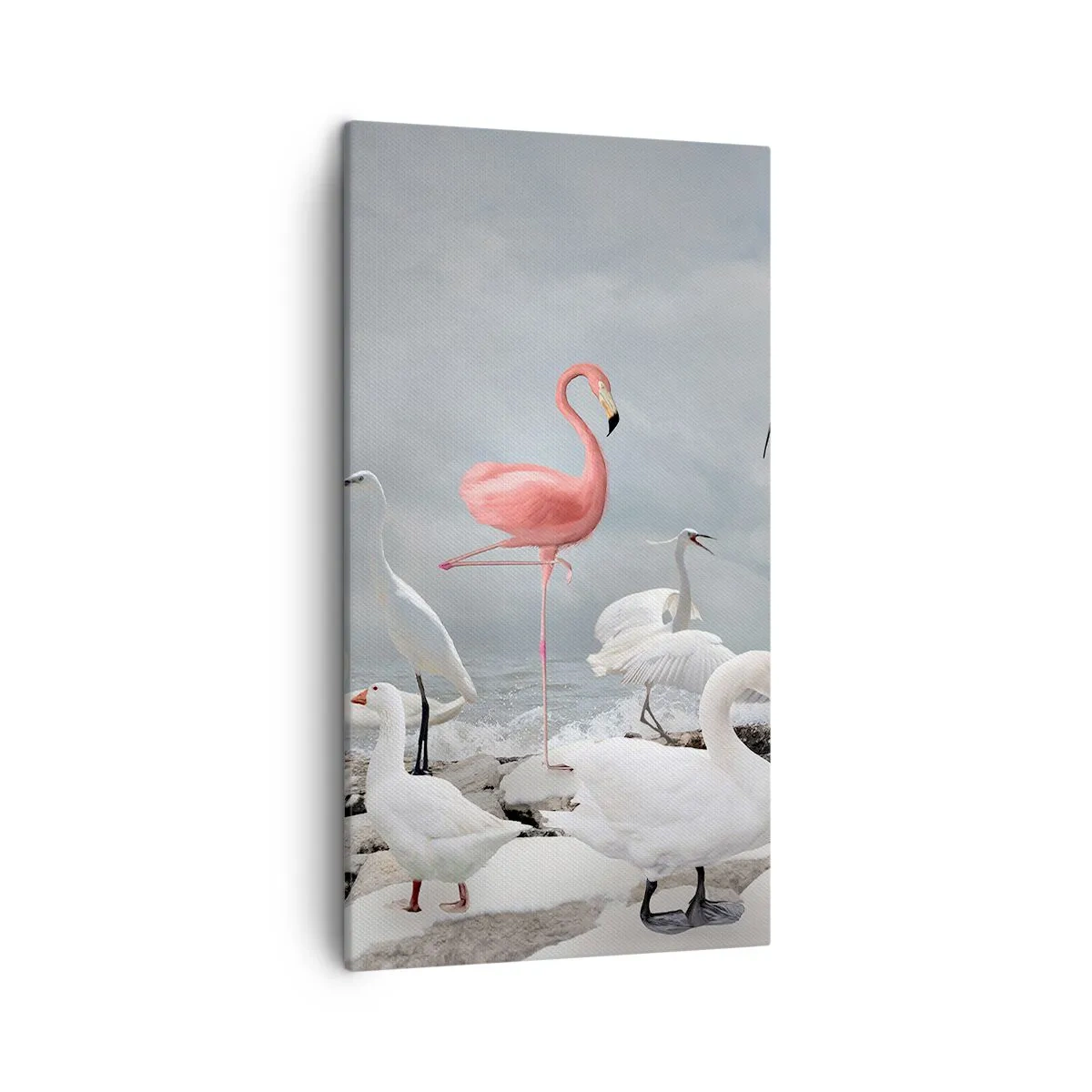 Lærredstryk - Billede på lærred - Hvor kommer jeg fra? - 45x80 cm