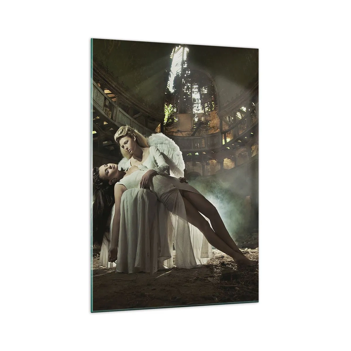 Billede på glas - Ånden i det gamle teater - 70x100 cm