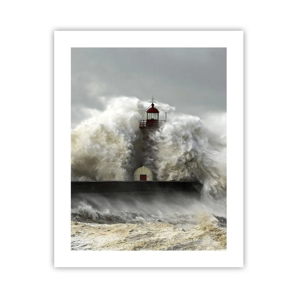 Plakat - Havets vrede - 40x50 cm