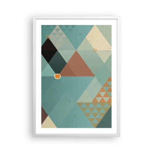 Plakat i hvid ramme - Enhed af mangfoldighed, mangfoldighed af enhed - 50x70 cm