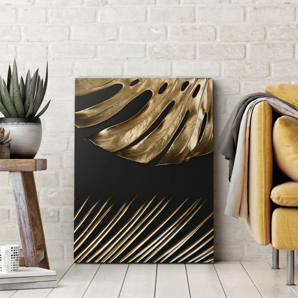 Lærredstryk - Billede på lærred - Forskellige, og lige dyre - 50x70 cm