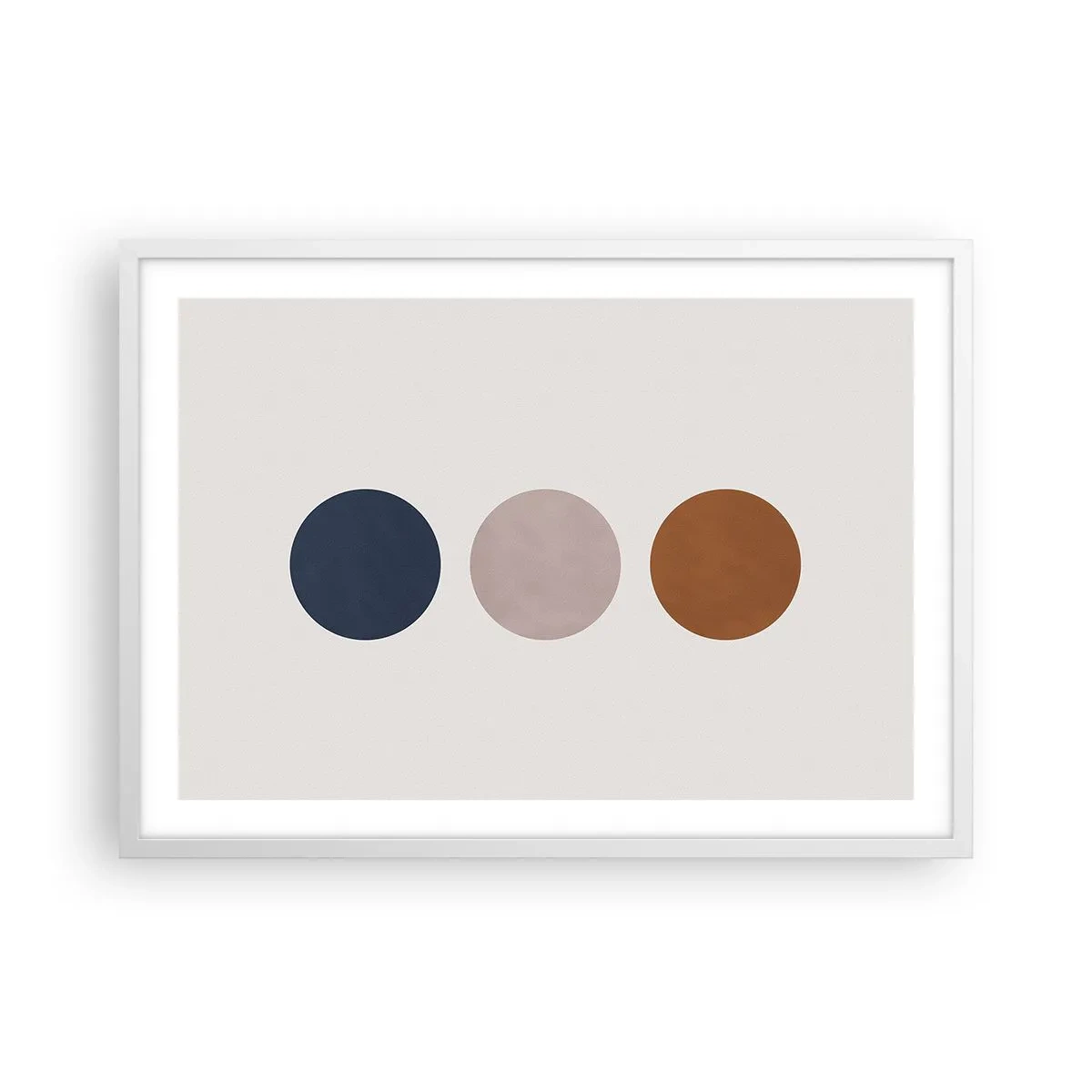 Plakat i hvid ramme - Et symbol på perfektion - 70x50 cm