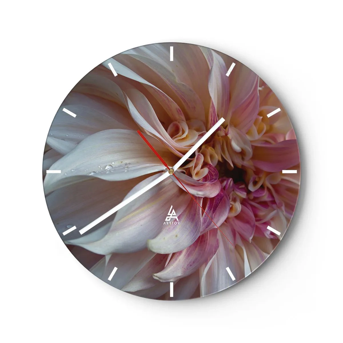 Vægur, Uret - Blomstrende friskhed - 40x40 cm