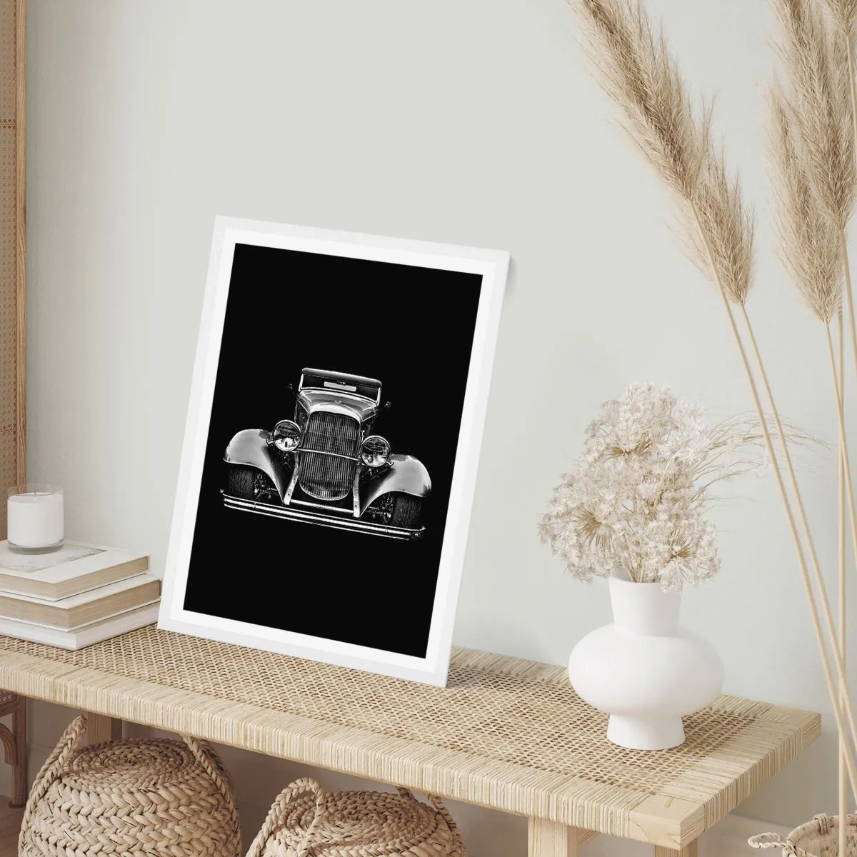 Plakat i hvid ramme - En sand genelman - 50x70 cm