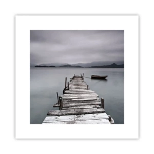 Plakat - Du kan tage af sted i morgen - 30x30 cm