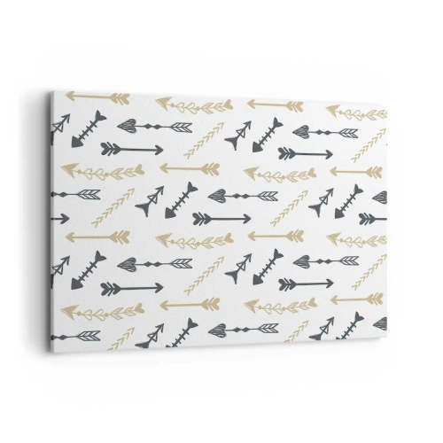 Lærredstryk - Billede på lærred - Skyttens drøm - 120x80 cm