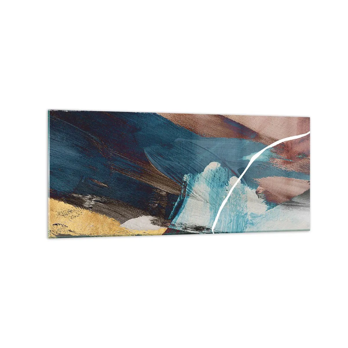 Billede på glas - Med flair og energi - 120x50 cm