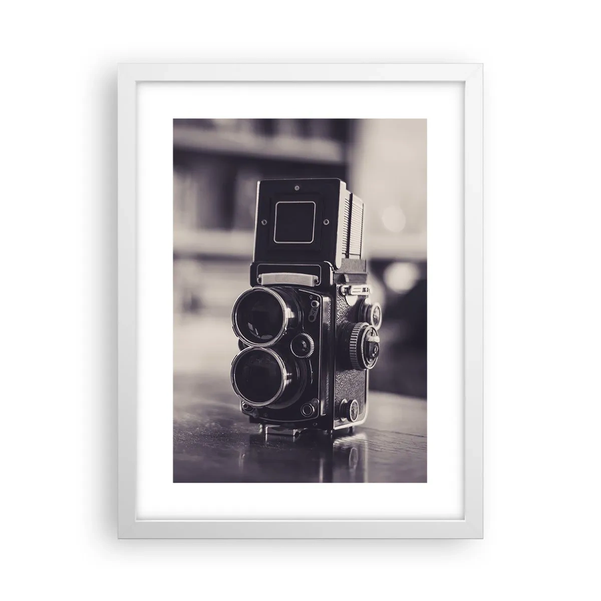 Plakat i hvid ramme - Magien i et gammelt fotografi - 30x40 cm