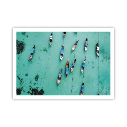 Plakat - I glædelig forventning - 100x70 cm