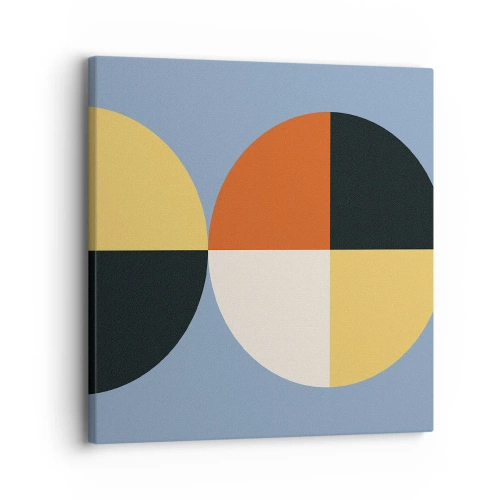 Lærredstryk - Billede på lærred - Se og tæl - 30x30 cm