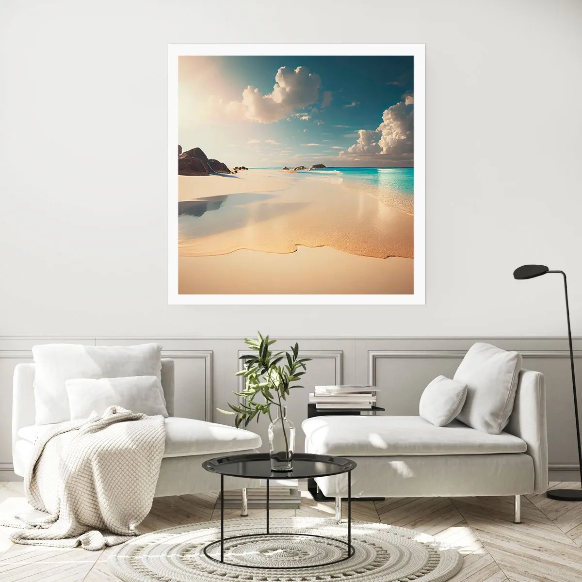 Plakat - En drømmeagtig dag - 30x30 cm