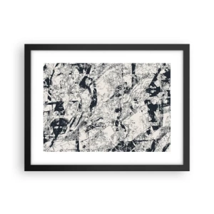 Plakat i sort ramme - Modsætningernes gennemtrængning - 40x30 cm