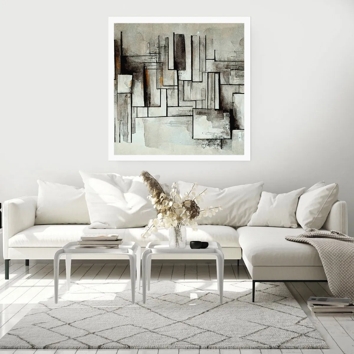 Plakat - Enkelthedens kraft - 50x50 cm