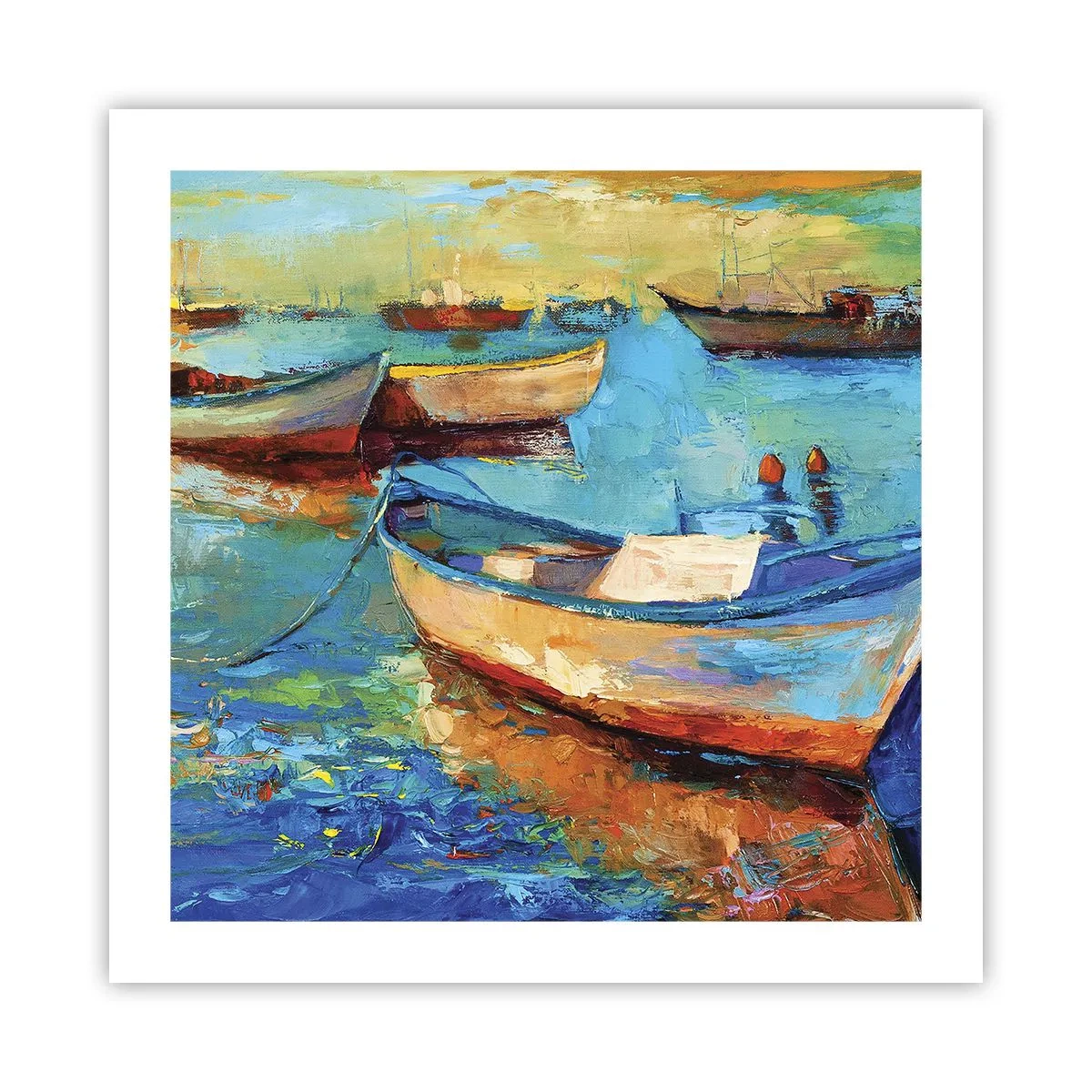Plakat - I den sydlige bugt - 50x50 cm