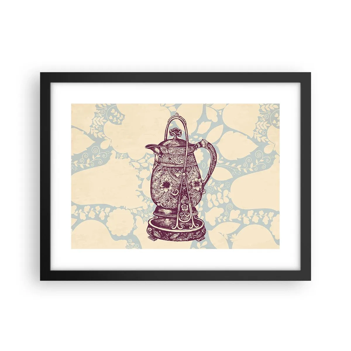 Plakat i sort ramme - Skønheden i hverdagslivet - 40x30 cm