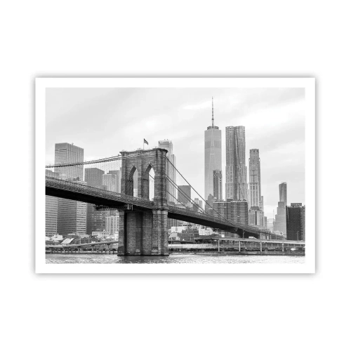 Plakat - New York stemning - 100x70 cm