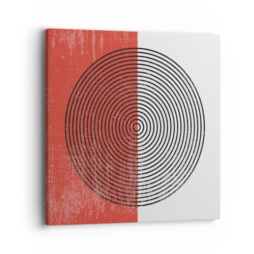 Lærredstryk - Billede på lærred - Lige til sagen - 40x40 cm