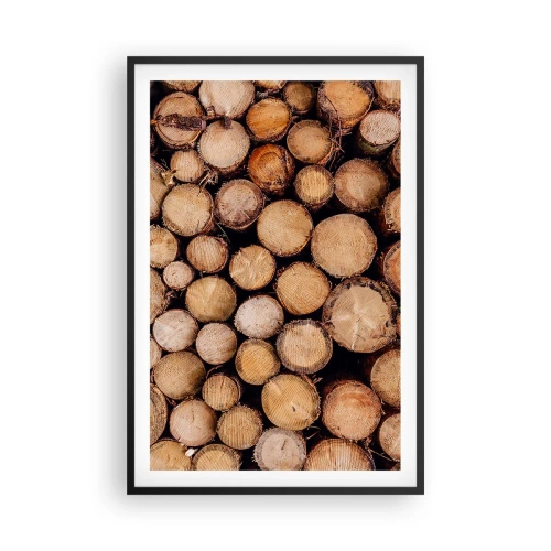 Plakat i sort ramme - En ny begyndelse - 61x91 cm