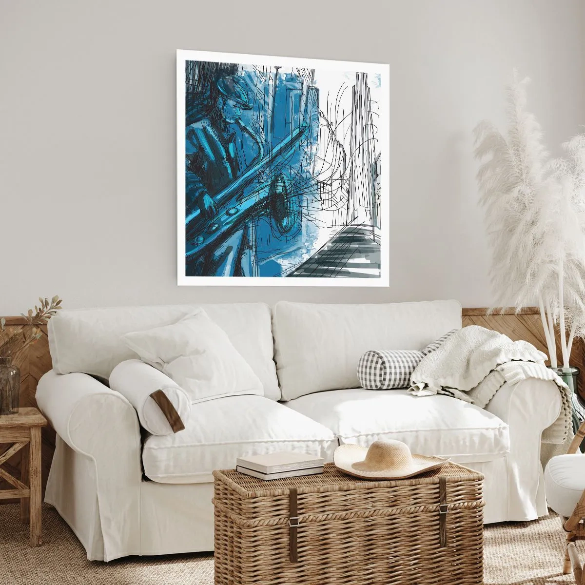 Plakat - Byens rapsodi - 50x50 cm