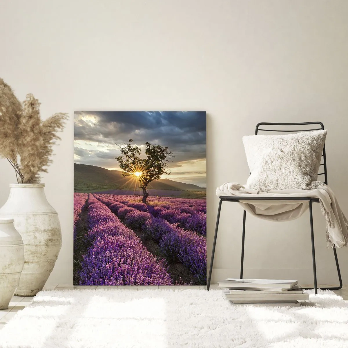 Billede på glas - Lilla aroma - 50x70 cm
