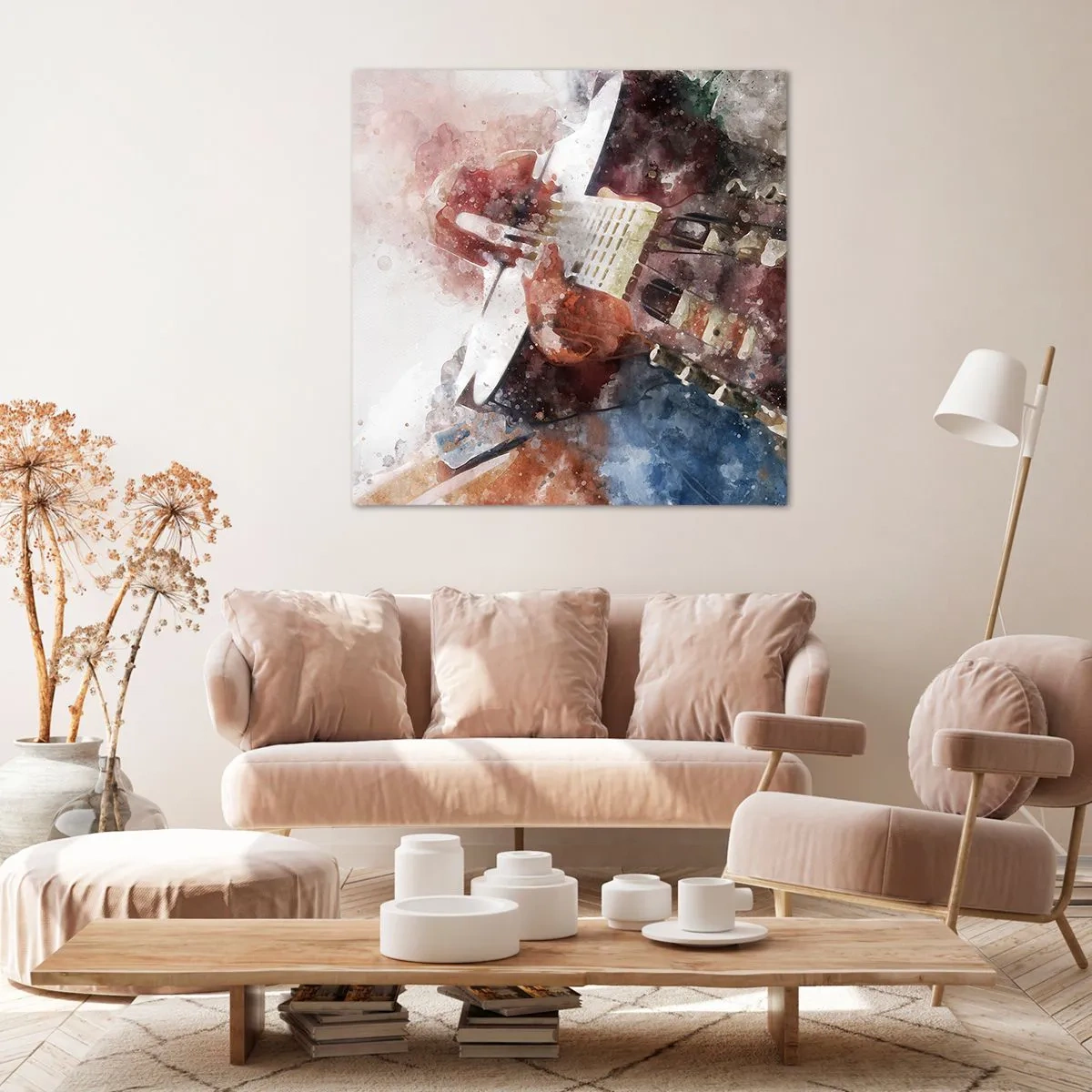 Lærredstryk - Billede på lærred - Og hvad synes du? - 60x60 cm