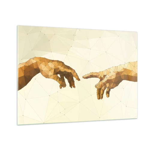Billede på glas - Guddommelig geometri - 100x70 cm