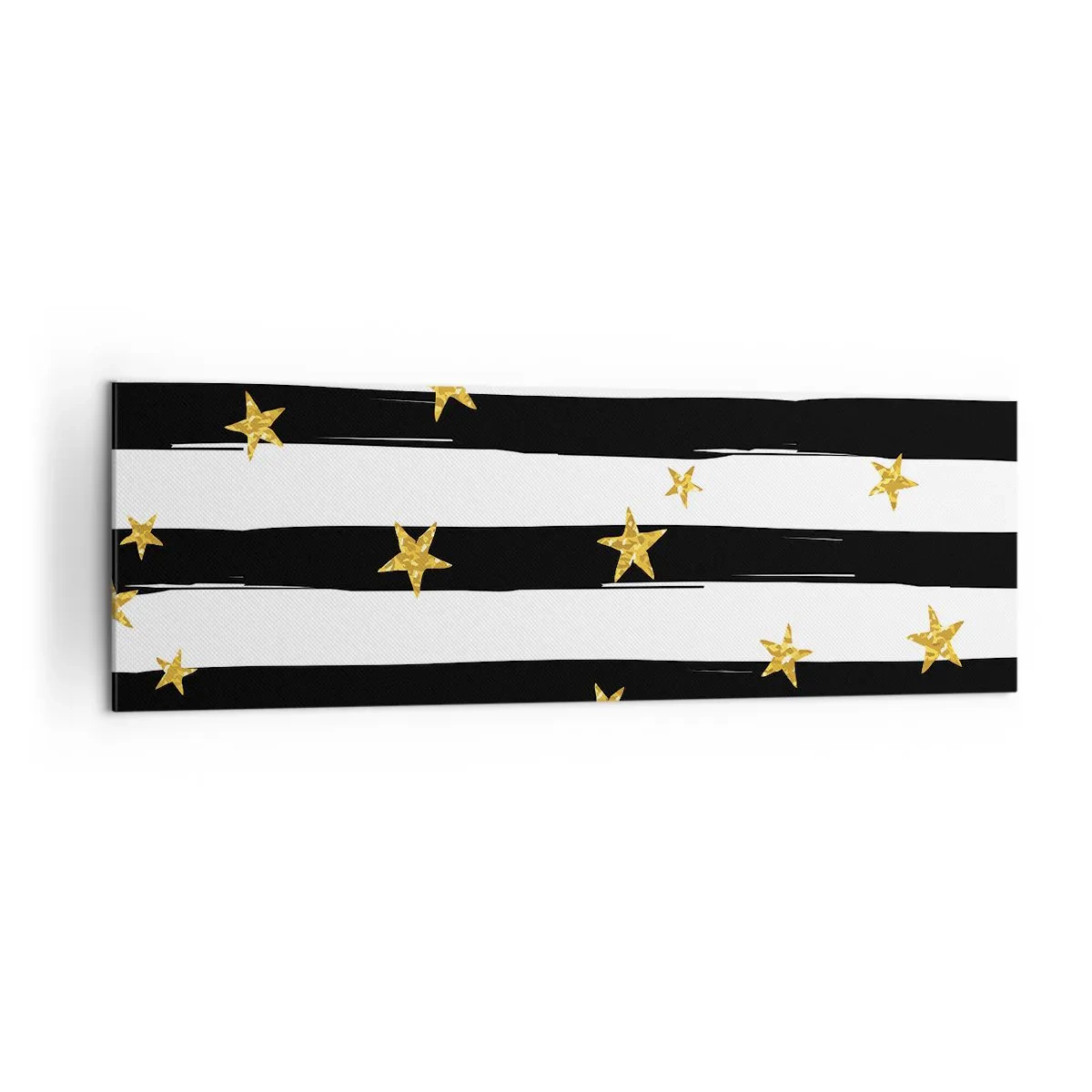 Lærredstryk - Billede på lærred - Vi blev alle født under en heldig stjerne - 160x50 cm