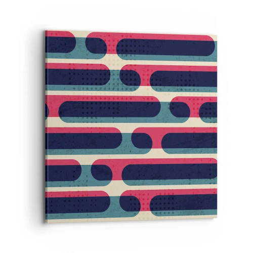 Lærredstryk - Billede på lærred - Indad og fremad - 70x70 cm