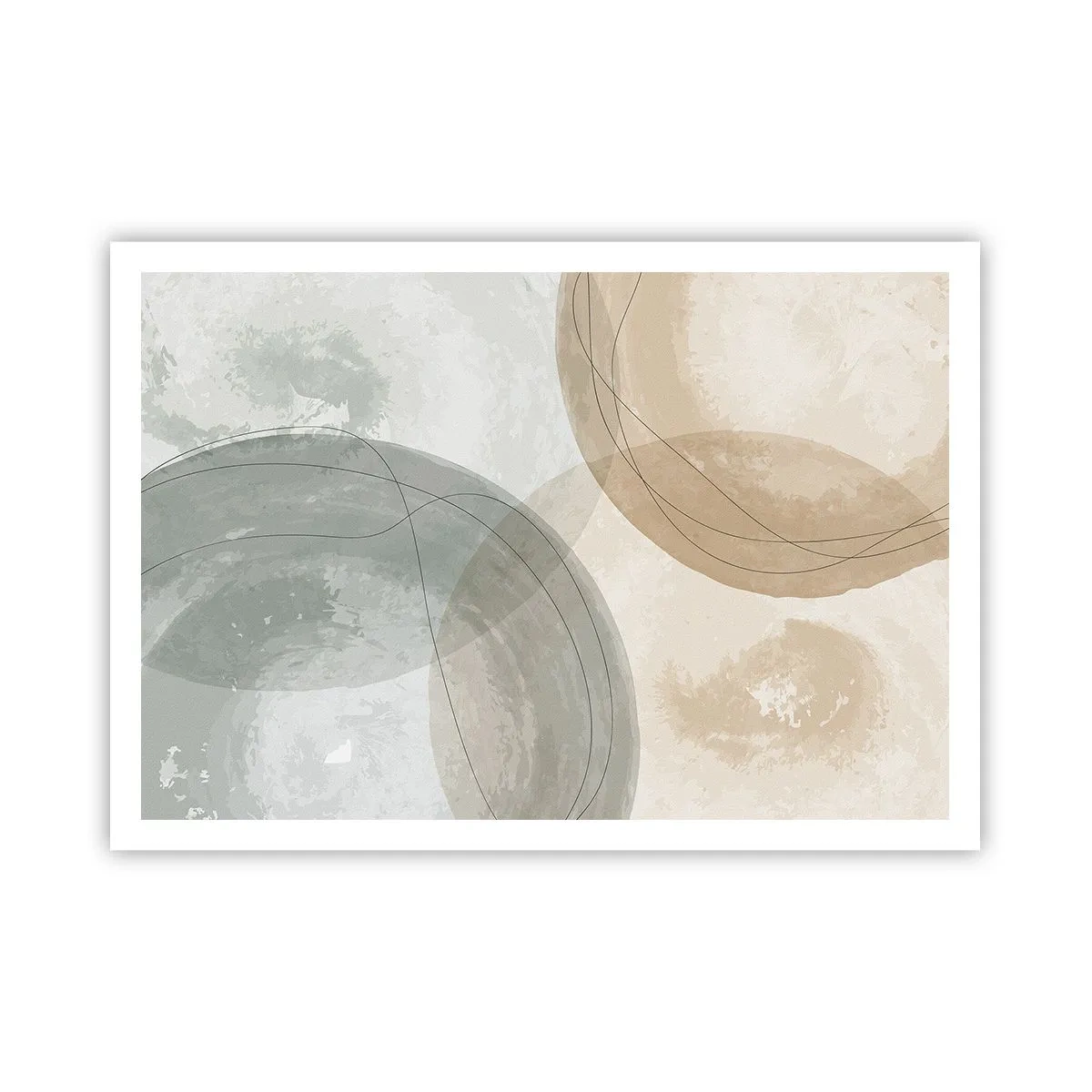 Plakat - Gennemtrængning af verdener - 100x70 cm