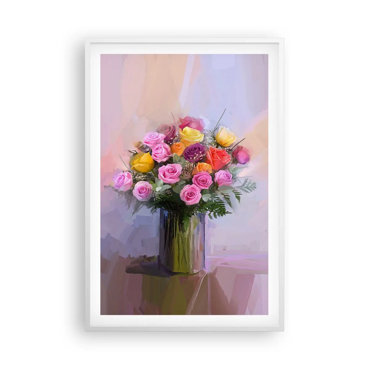 Plakat i hvid ramme - Bevaret skønhed - 61x91 cm