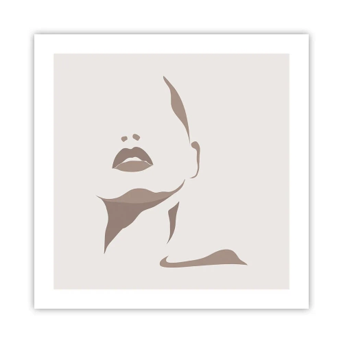 Plakat - Skabt af lys og skygge - 50x50 cm