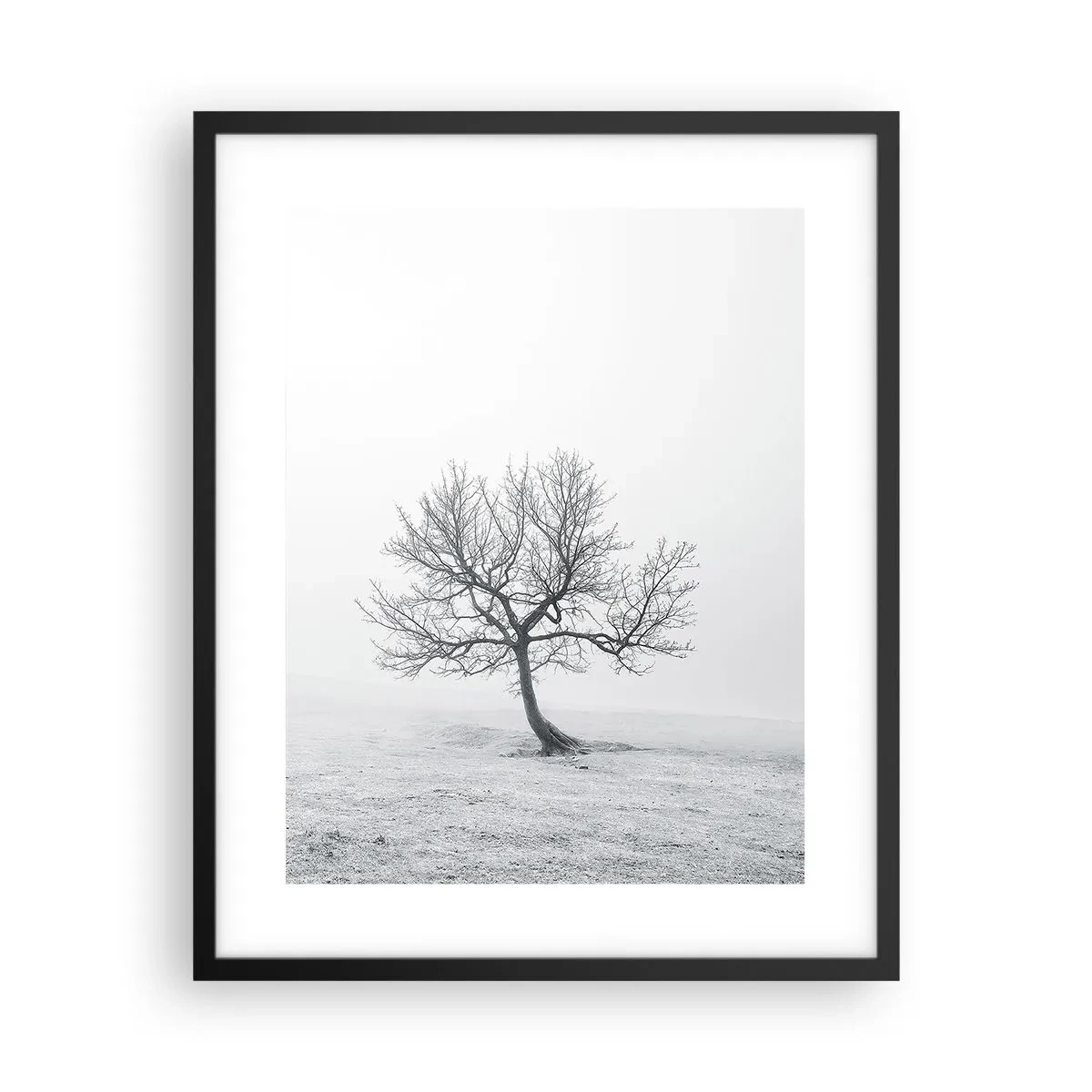 Plakat i sort ramme - Mod intetheden - 40x50 cm