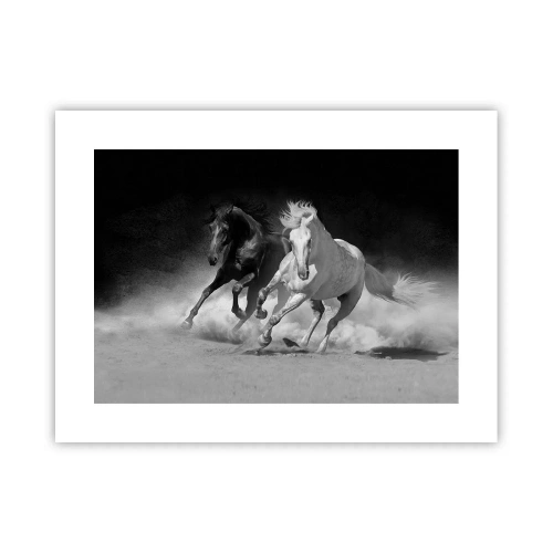 Plakat - Frihedens galop - 40x30 cm
