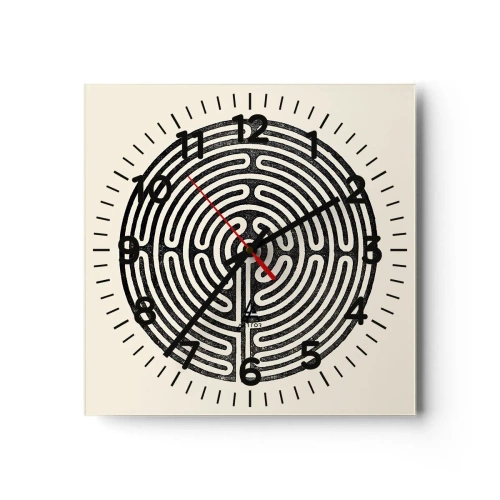 Vægur, Uret - Mystisk orden - 40x40 cm