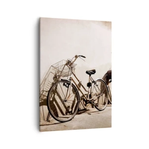 Lærredstryk - Billede på lærred - Uforglemmelig charme fra fortiden - 50x70 cm