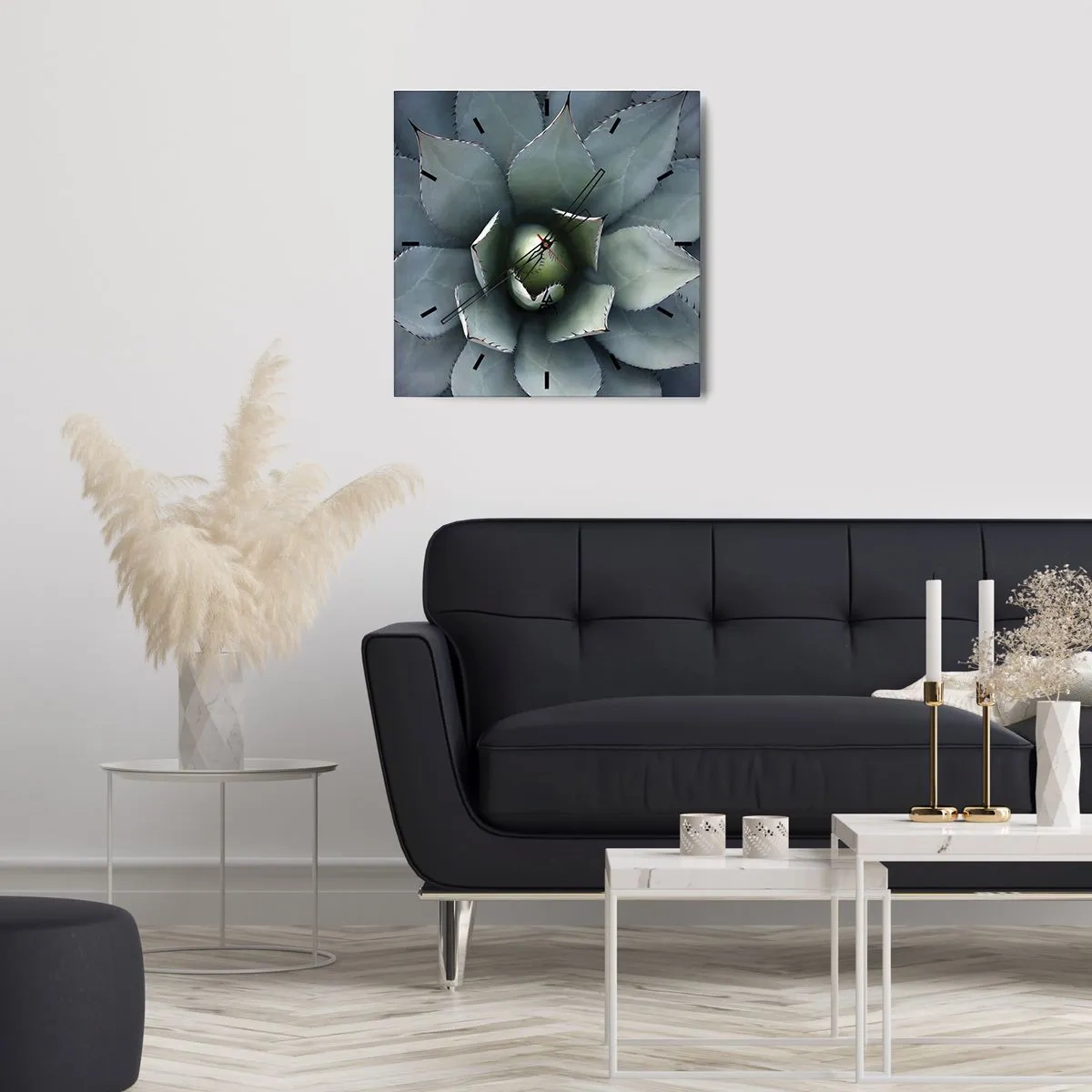 Vægur, Uret - Lokkemad og advarsler - 30x30 cm