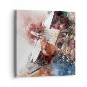 Lærredstryk - Billede på lærred - Og hvad synes du? - 30x30 cm