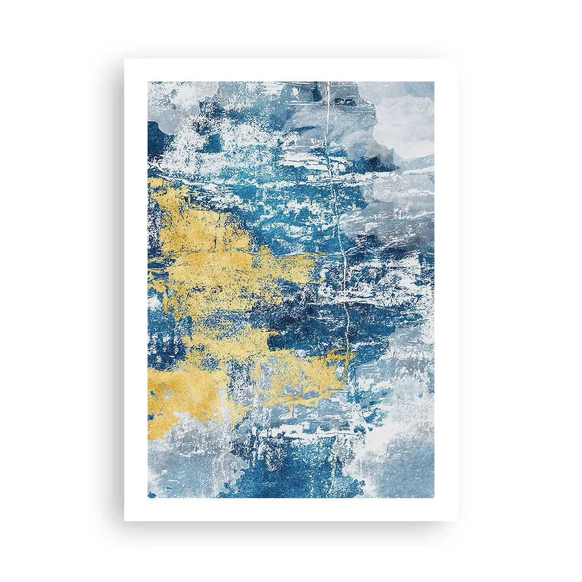 Plakat - En fredfyldt abstraktion - 50x70 cm