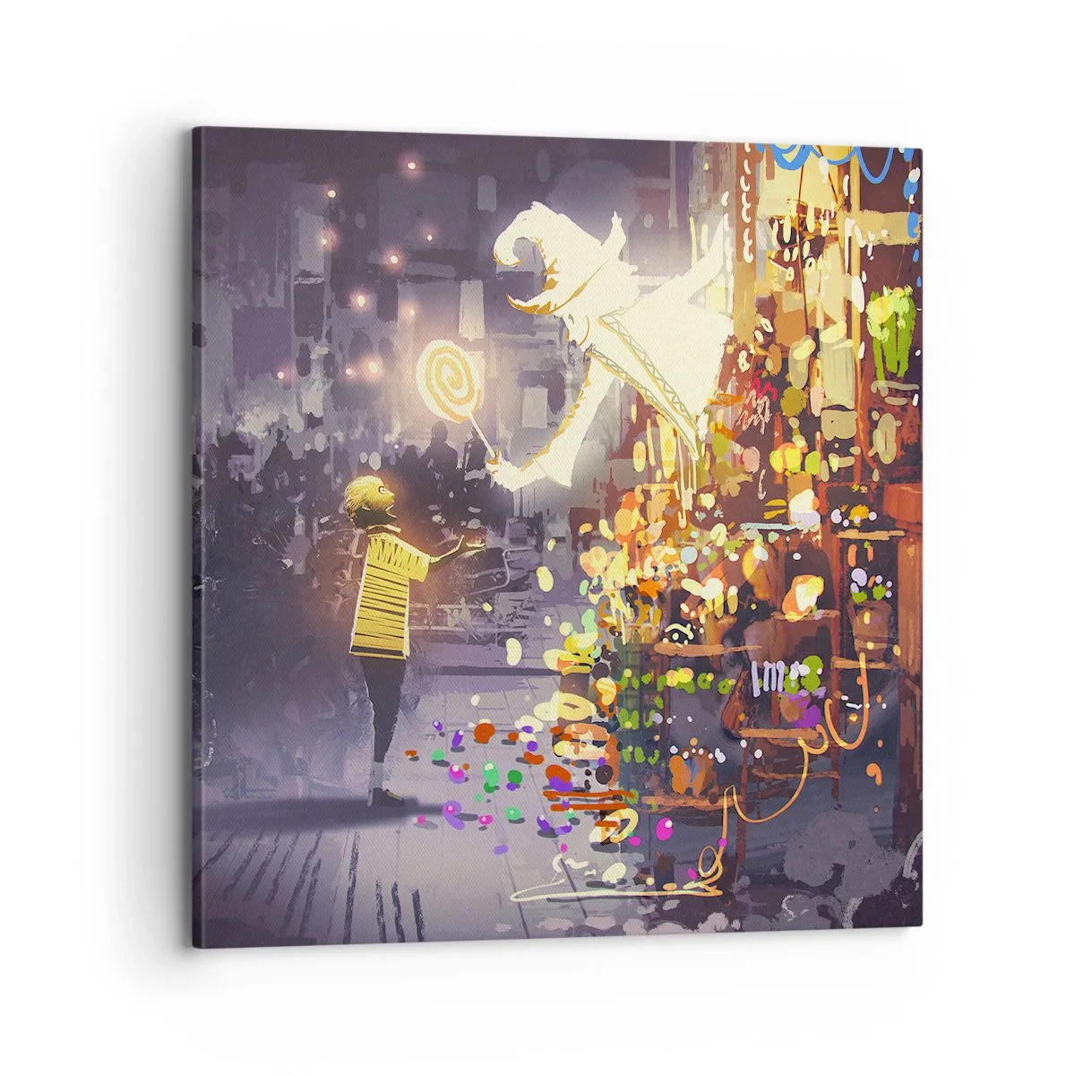 Lærredstryk - Billede på lærred - Hekseri eksisterer - 70x70 cm