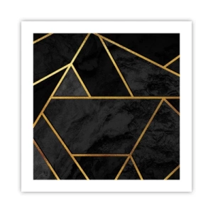 Plakat - Mørke og lys - 50x50 cm