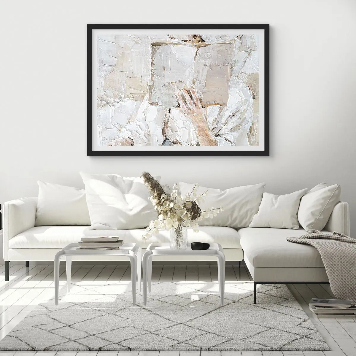 Plakat i sort ramme - I en anden verden - 91x61 cm