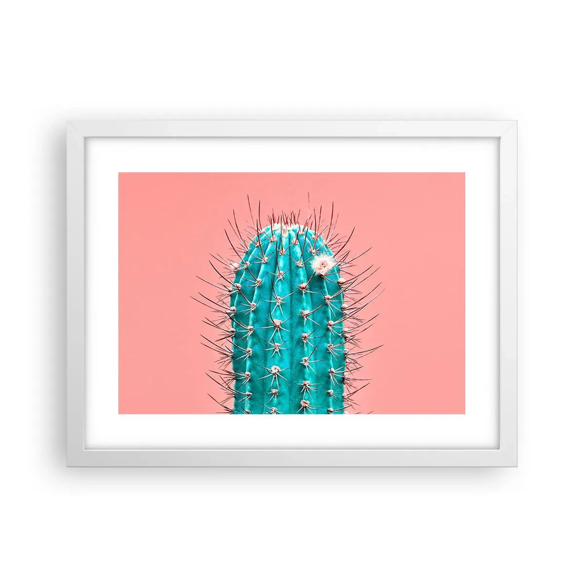 Plakat i hvid ramme - Bare se - 40x30 cm